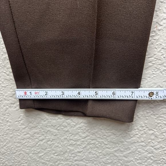 Alfred Dunner Dress Pants Womens Sz Petites 10 Brown Pull on Stretch 2 Pockets - Picture 12 of 12